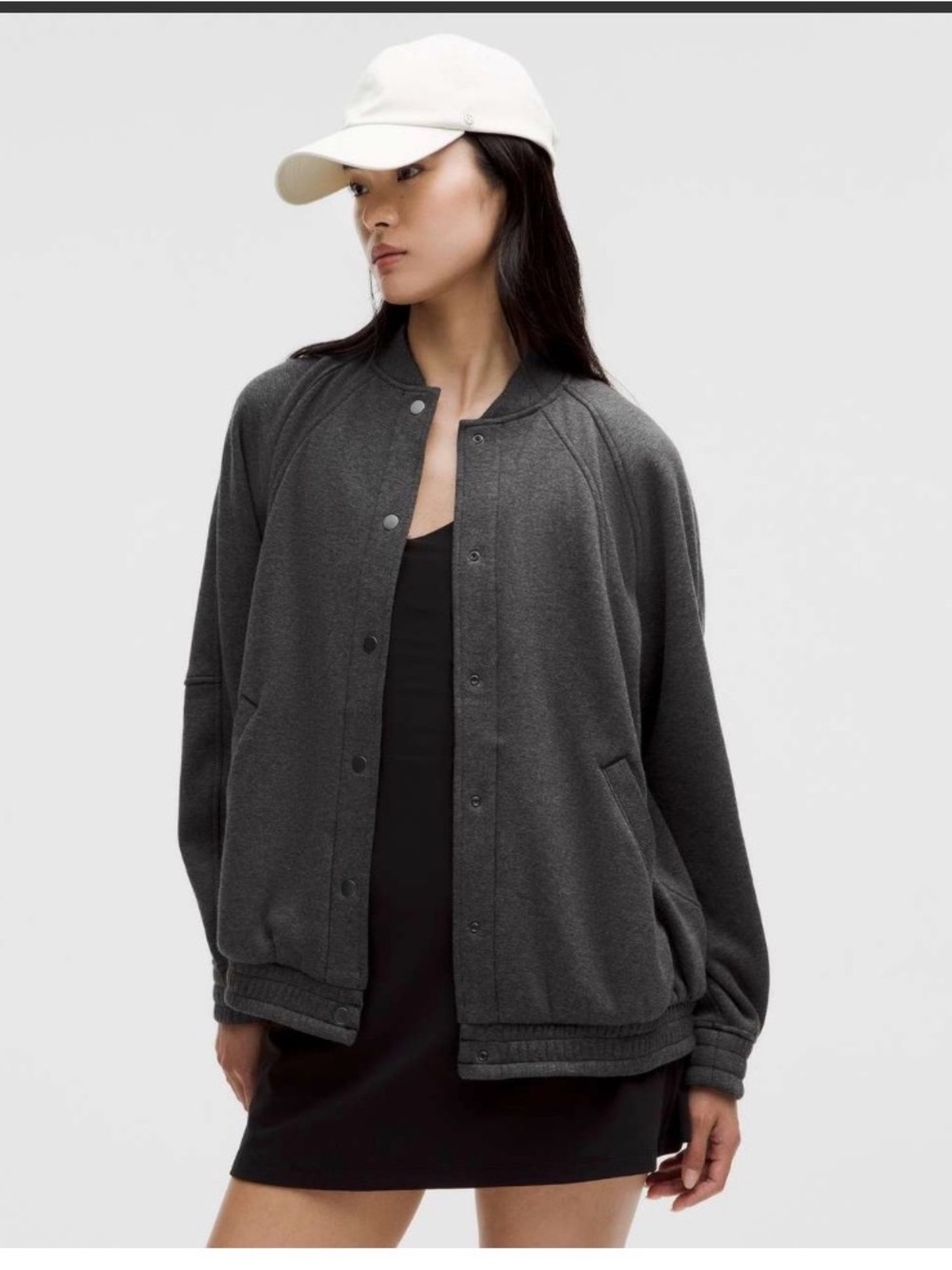 Lululemon oversized scuba varsity jacket